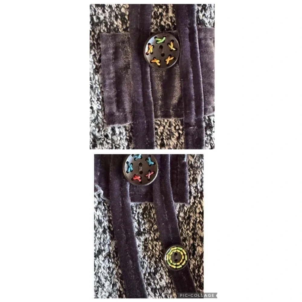 Anis A boho sleeveless knit cardigan size medium